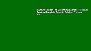 EBOOK Reader The Everything Labrador Retriever Book: A Complete Guide to Raising, Training, and