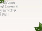 CONTONTING Kids Bedding Girls Childrens Cotton Duvet Cover Set Bedding for Girls Boys
