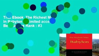 Trial Ebook  The Richest Man in Babylon Unlimited acces Best Sellers Rank : #3