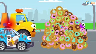 The Police car Vs CAR Vehicle & Chi Chi Car for children Cars & Trucks Cartoon