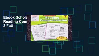 Ebook Scholastic Success with Reading Comprehension, Grade 3 Full