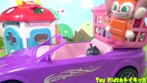 アンパンマン おもちゃアニメ バイキンマンの車❤ドライブ Toy Kids トイキッズ animation anpanman