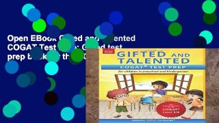 Open EBook Gifted and Talented COGAT Test Prep: Gifted test prep book for the COGAT; Workbook for