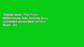 Digital book  The Price Waterhouse Gde Activity Base Unlimited acces Best Sellers Rank : #4