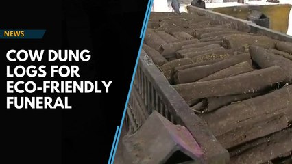 Raipur makes cow dung logs for eco-friendly funeral