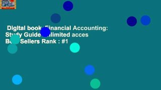 Digital book  Financial Accounting: Study Guide Unlimited acces Best Sellers Rank : #1