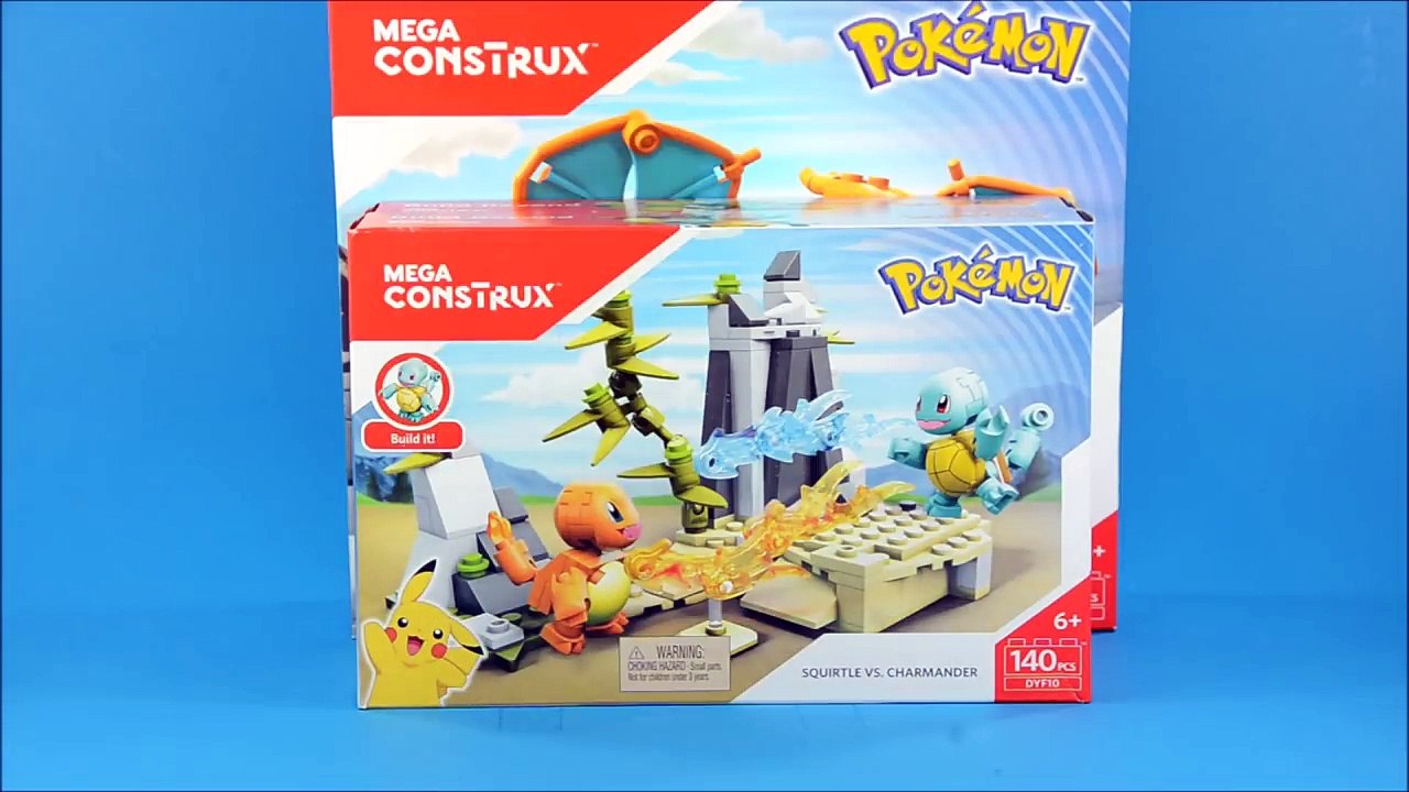 Pokémon Pikachu Bulbasaur Squirtle Charmander Magikarp Abra Machop Zubat & Charizard Mega