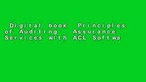 Digital book  Principles of Auditing   Assurance Services with ACL Software CD Unlimited acces