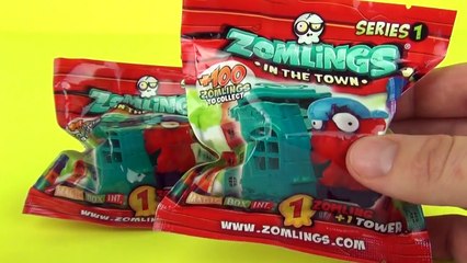 Zomlings Series 1 Figures: Tower Blind Bags Toy Review, Magic Box Int