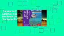 Popular to Favorit  Sardinia: Cagliari and the South (Footprint Focus) (Footprint Focus Guide)