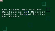 New E-Book World-Class Warehousing and Material Handling, Second Edition For Kindle