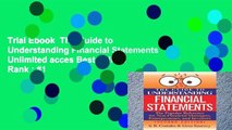 Trial Ebook  The Guide to Understanding Financial Statements Unlimited acces Best Sellers Rank : #1