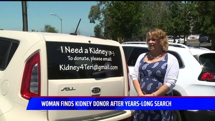 Woman`s Unique Approach to Finding Kidney Donor Pays Off After Years-Long Search
