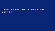 Open Ebook Math Problem Solving in Action: Getting Students to Love Word Problems, Grades 3-5 (Eye
