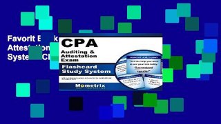 Favorit Book  CPA Auditing and Attestation Exam Flashcard Study System: CPA Test Practice