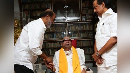 திமுக தலைவர் கருணாநிதியை சந்திக்க நடிகர் ரஜினிகாந்த் இன்று சென்னை வருகிறார்