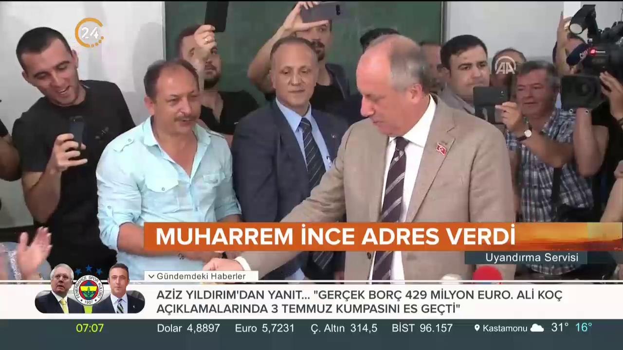 Muharrem İnce adres verdi