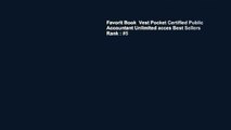 Favorit Book  Vest Pocket Certified Public Accountant Unlimited acces Best Sellers Rank : #5