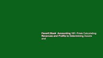 Favorit Book  Accounting 101: From Calculating Revenues and Profits to Determining Assets and