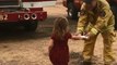 Adorable Toddler Gives Breakfast to California Firefighters Battling Carr Fire