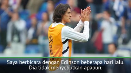 Tak Ada Rencana Menjual Cavani Ke Real Madrid - Tuchel