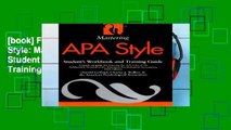 [book] Free Mastering APA Style: Mastering APA Style Student s Workbook and Training Guide