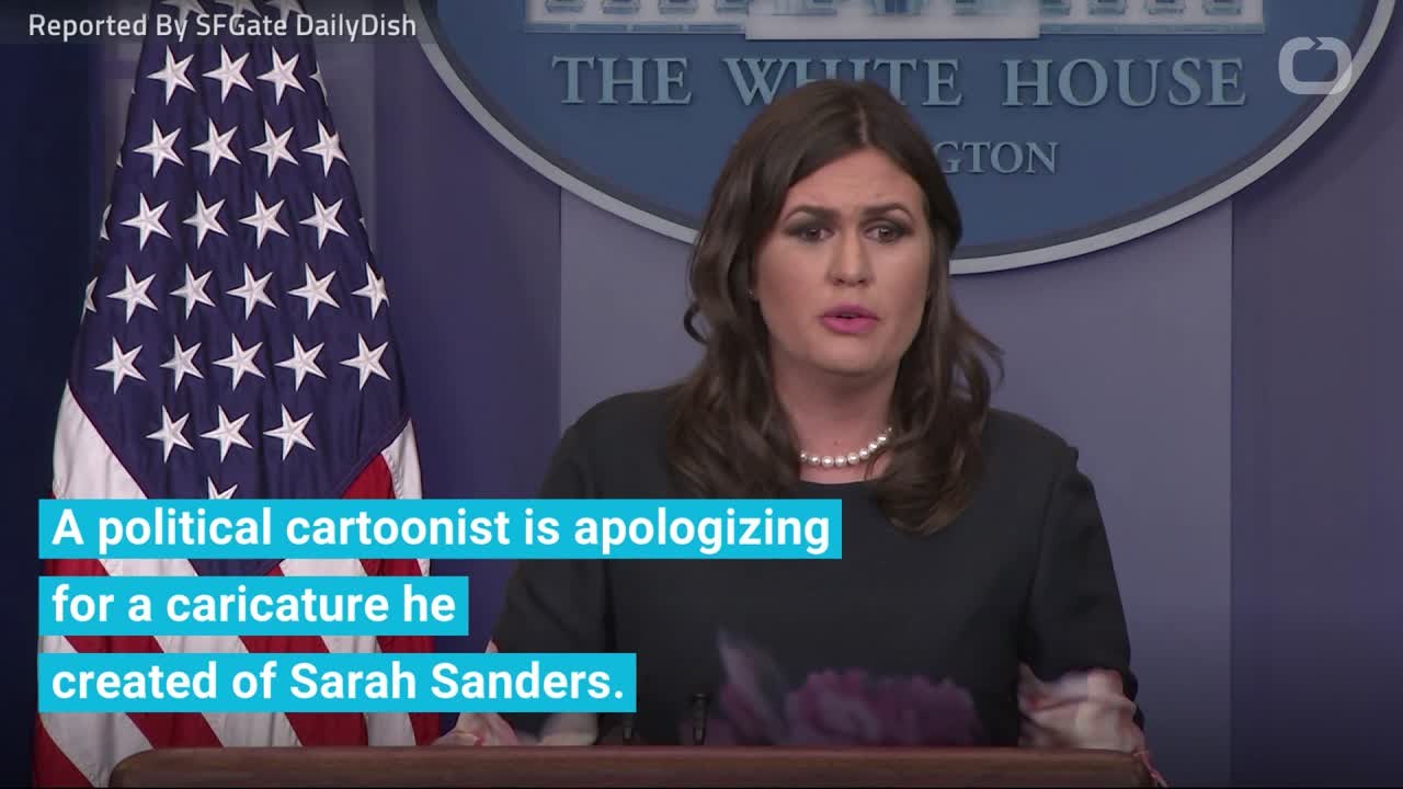 Cartoonist Apologizes Political Cartoon ‘Body Shaming’ Sarah Sanders