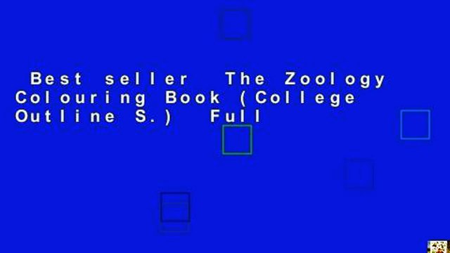 Best seller  The Zoology Colouring Book (College Outline S.)  Full