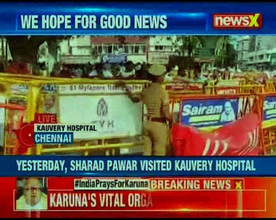 India prays for M Karunanidhi: Sri Lanka Prez representatives visits Kauvery hospital in Chennai