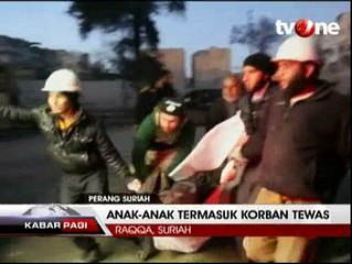 Ibukota ISIS Dibombardir Rusia, Warga Sipil Jadi Korban