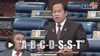 Ahmad Maslan slams PH in Parliament over 'RM11 billion mistake'