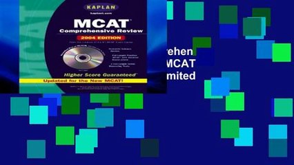 Get Trial Kaplan MCAT Comprehensive Review with CDROM (Kaplan MCAT Premier Program (W/CD)) Unlimited