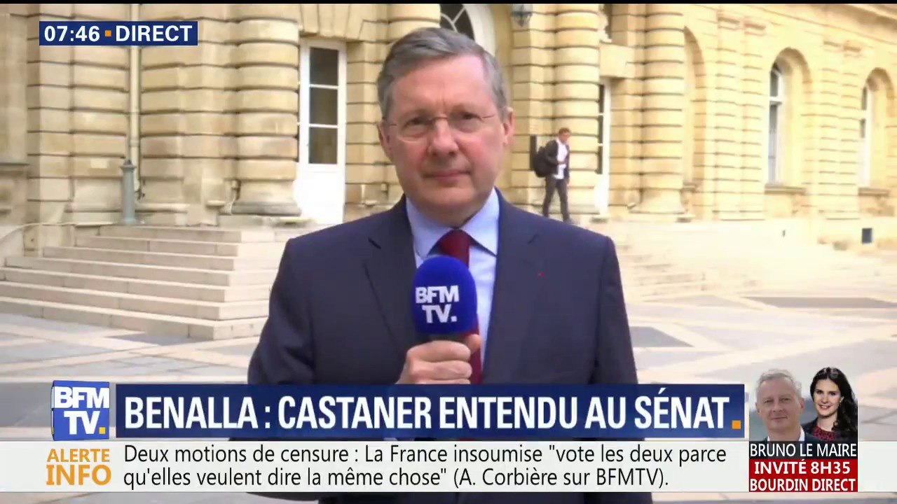 Auditionner Alexandre Benalla? Le président de la commission du Sénat "posera la question"