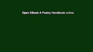 Open EBook A Poetry Handbook online