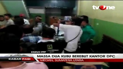 Dua Kubu PPP Saling Serang Rebutan Kantor di Medan