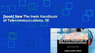 [book] New The Irwin Handbook of Telecommunications, 5E