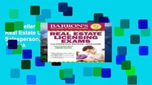 Best seller  Barron s Real Estate Licensing Exams: Salesperson, Broker, Appraiser  E-book