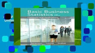 About For Books  Basic Business Statistics  Unlimited