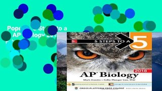 Popular  5 Steps to a 5: AP Biology 2018  E-book
