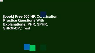 [book] Free 500 HR Certification Practice Questions With Explanations: PHR, SPHR, SHRM-CP,: Test