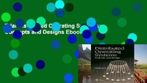Trial Distributed Operating Systems: Concepts and Designs Ebook