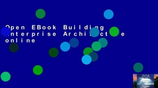 Open EBook Building Enterprise Architecture online