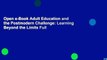 Open e-Book Adult Education and the Postmodern Challenge: Learning Beyond the Limits Full