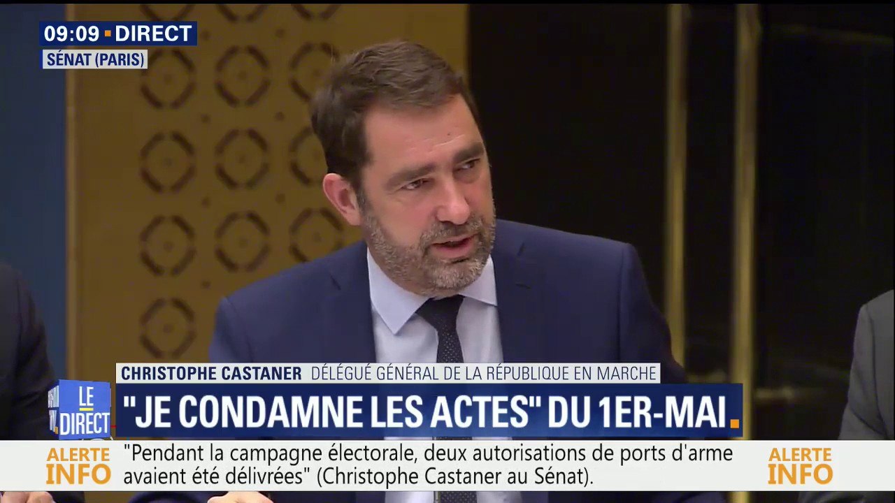 Affaire Benalla: Vincent Crase "a fait l'objet d'une suspension de ses fonctions, il n'y avait pas de suspension de salaire", assure Castaner