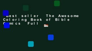 Best seller  The Awesome Coloring Book of Bible Comics  Full