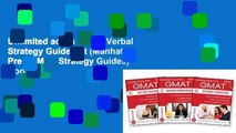 Unlimited acces GMAT Verbal Strategy Guide Set (Manhattan Prep GMAT Strategy Guides) Book