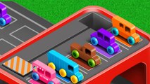 Learn Colors with Dump Trucks and Color Balls with Slider Colors Collection for Children