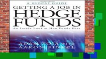 New Releases Getting a Job in Hedge Funds: An Inside Look at How Funds Hire (Glocap Guide)  Review