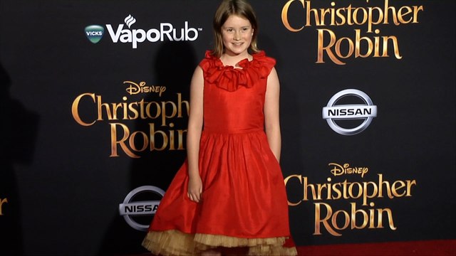 Bronte Carmichael Christopher Robin World Premiere Red Carpet