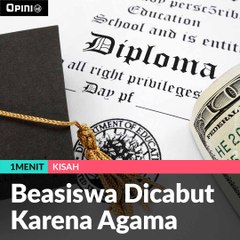 #1MENIT | Beasiswa Dicabut Karena Agama